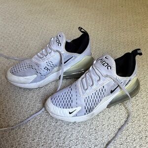 Nike Air Max 270 White and Black Sneakers